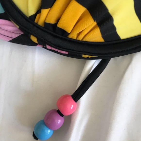 Rainbow bikini with beaded detail - Picture 2 of 5